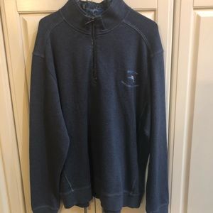 NEVER WORN Tommy Bahama quarter-zip sweater.